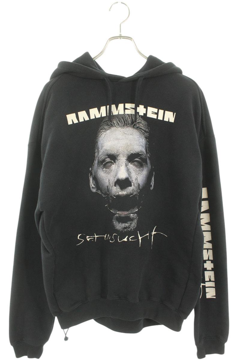 新品 VETEMENTS ラムシュタイン パーカー HOODIE VETEMENTS ヴェトモン 17AW RAMMSTEIN Hoodie MAH18TR29