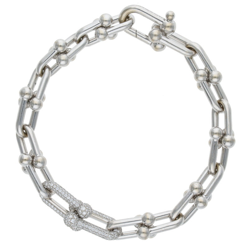 Tiffany ハードウェア　ブレスレット　18k Ｍサイズ 楽天市場】ティファニー TIFFANY&Co. サイズ:M HardWear ハード