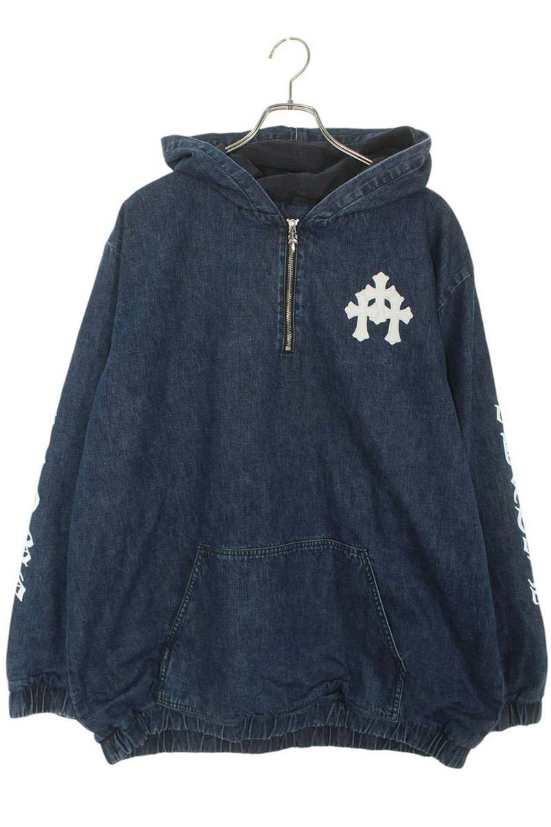 クロムハーツ パーカーXL クロムハーツ デニム34 CHROME HEARTS クロムハーツ サイズ:L RUCKUS クロスパッチ付き