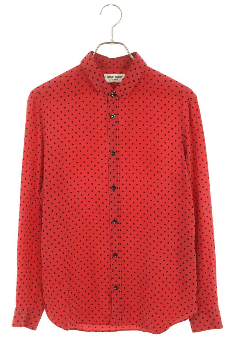 サンローランパリダイヤ柄シャツ 中古・古着通販】Saint Laurent Paris (サンローランパリ