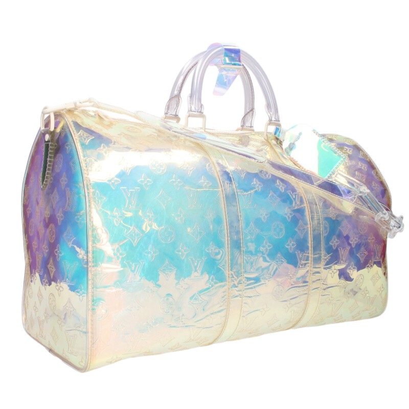 ルイヴィトン ボストンバッグ キーポル50 モノグラム 大容量 PVC レザー ブランド品】LOUISVUITTON ルイヴィトン キーポル 50 モノグラム