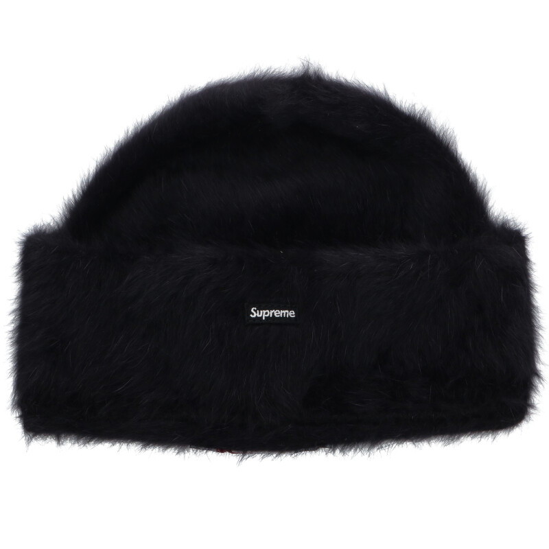 supreme KANGOL ビーニー ファー ニット帽 黒 supreme KANGOL ビーニー ファー ニット帽 黒