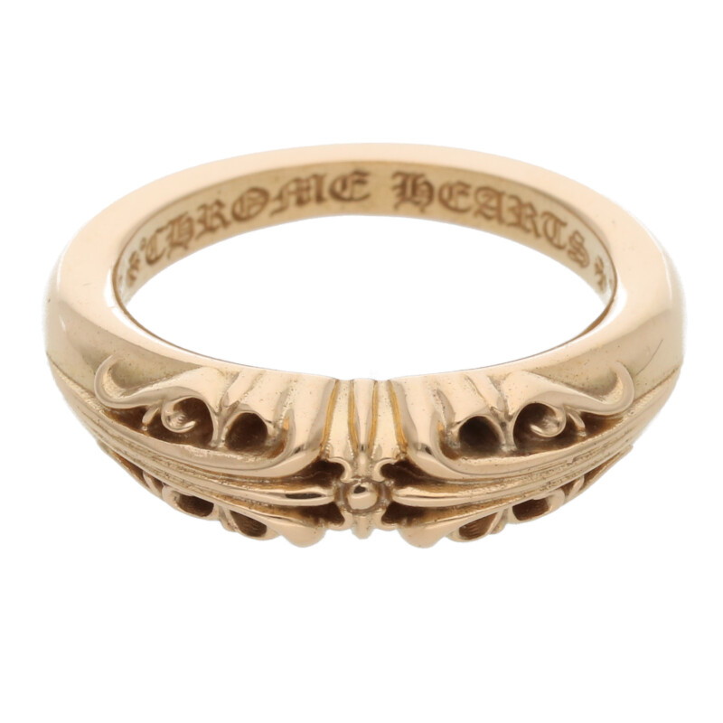 クロムハーツ Chrome Hearts 大きさ:7号  22K BABY CLSC 22KベイビークラシックK\u0026T ゴールド輪っか(黄色ゴールド 7.92g)【223052】【聞き入れる15】【小物】【中古】bb17#rinkan*A