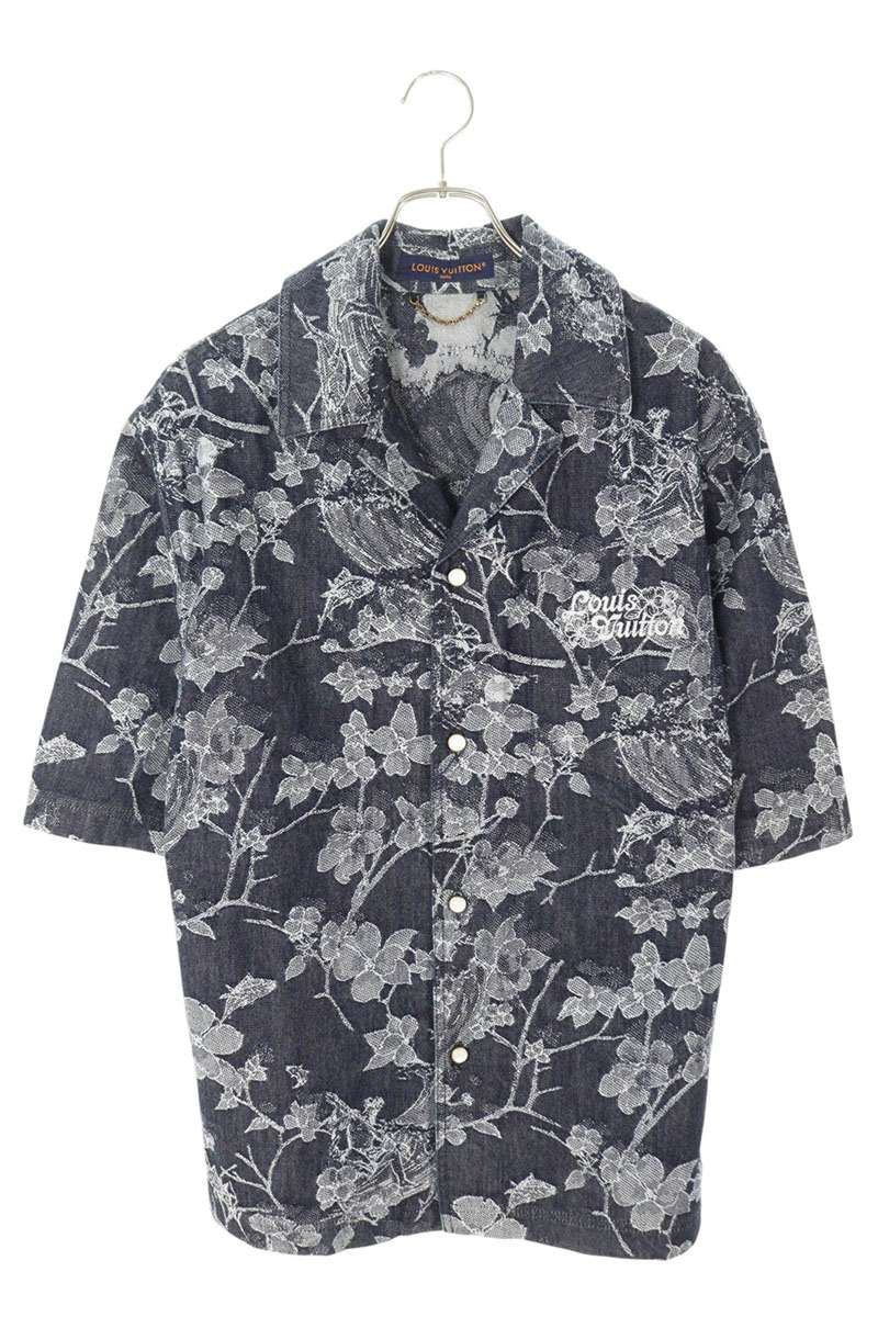 楽天市場】LOUIS VUITTON 2020AW LV Leaf Denim Baseball Shirt