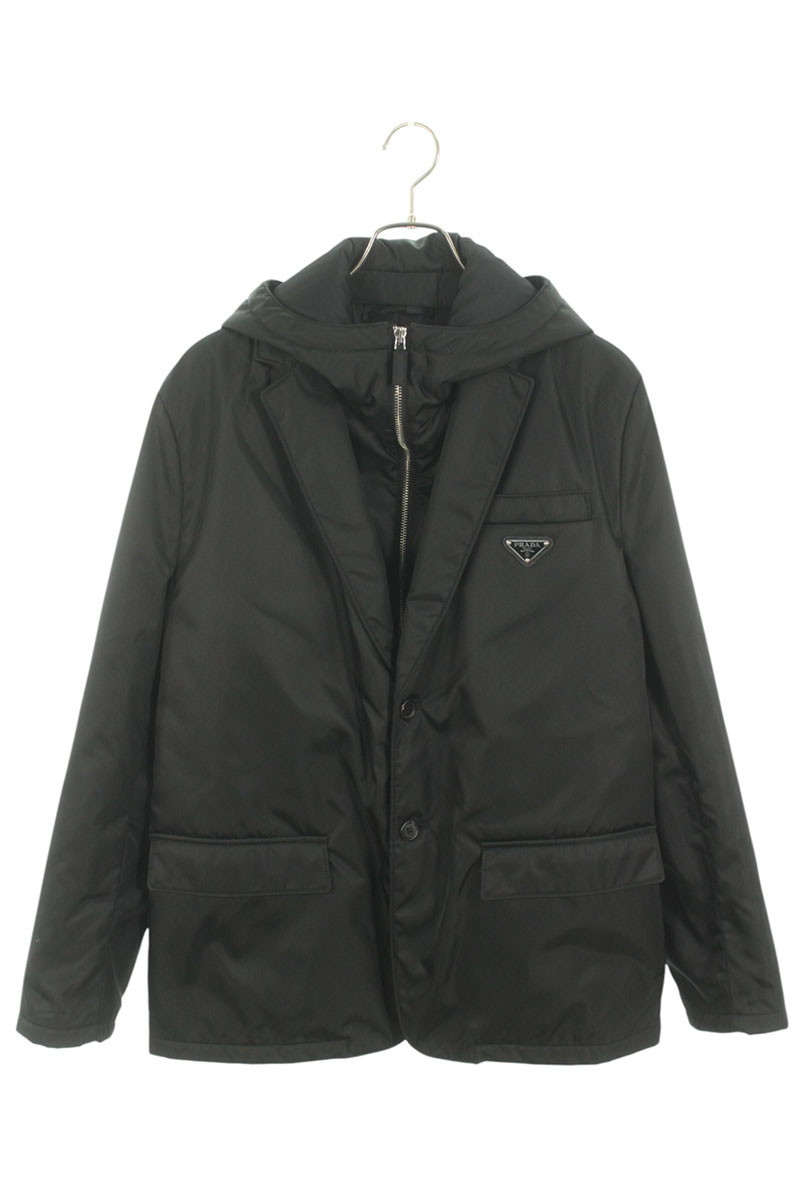 PRADAミリタリーダメージ仕上げアウター Prada ダメージ ジャケット | グレー | FARFETCH JP