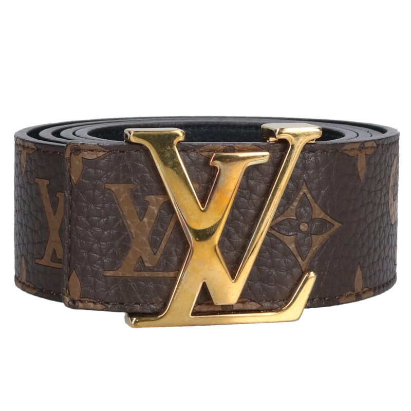 LOUIS VUITTON ブラウンベルト箱付き 90/36 LOUIS VUITTON Calfskin Monogram 40mm LV Friends Belt 90 36