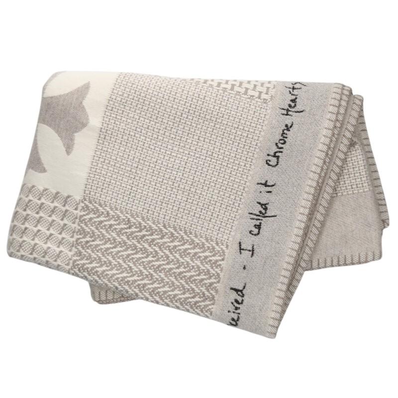 楽天市場】クロムハーツ FRINGED THROW ブランケット カシミア
