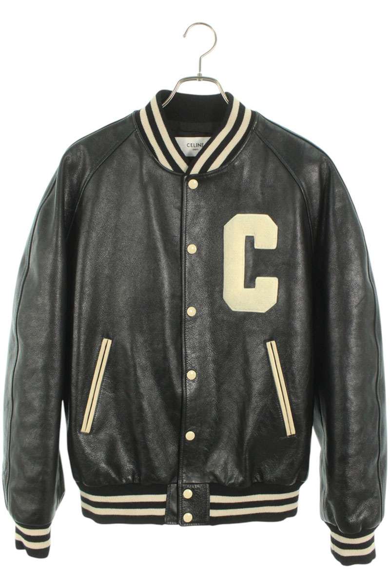 CELINE レザージャケット 黒 楽天市場】セリーヌ CELINE レザージャケット ブラック 本革