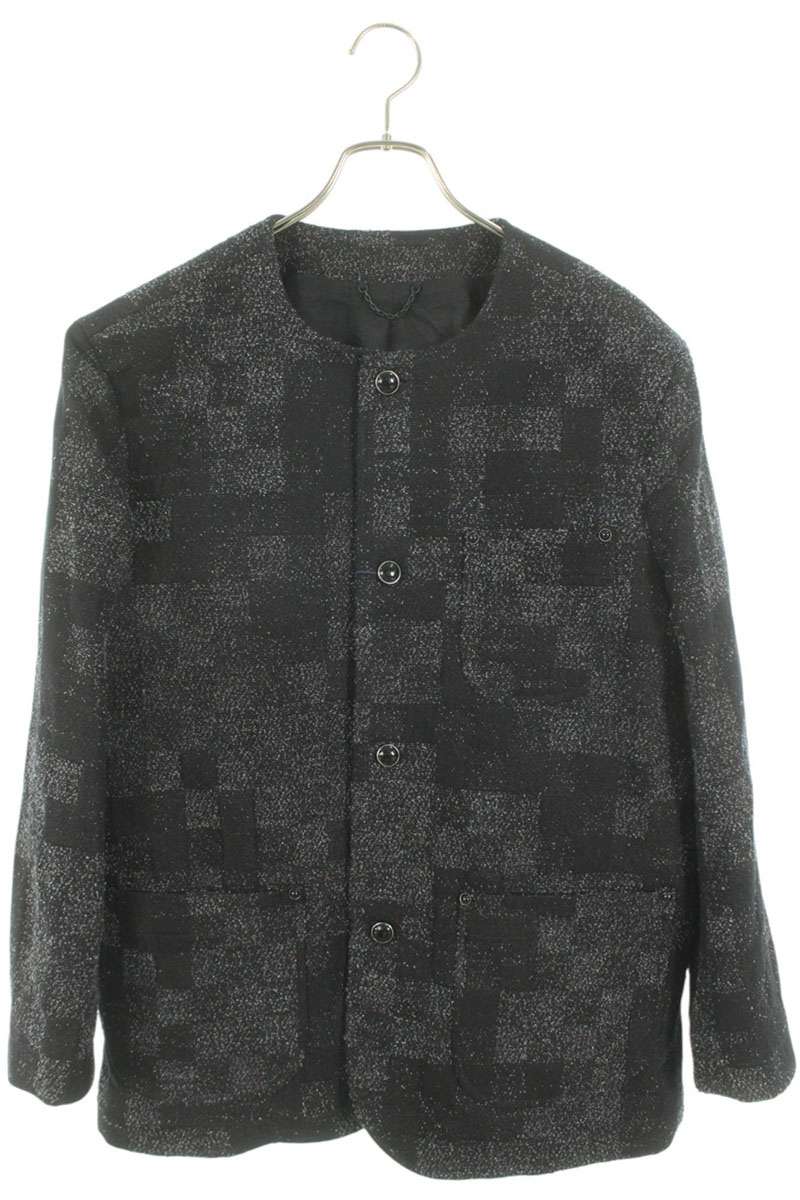 ルイヴィトン LOUISVUITTON 大きさ:50  25SS  RM251M STE HSJ75E デニムブークレット カラーレスジャケット(黒いこと)【923052】【os06】【メンズ】【中古】bb78#rinkan*A