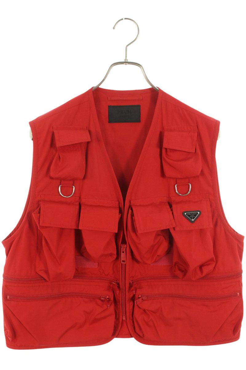PRADA sports プラダスポーツ ナイロン ベスト ジップアップ 中古・古着通販】PRADA SPORTS (プラダスポーツ) PADDED ZIP