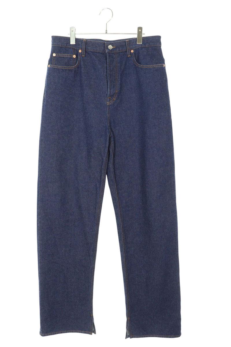 GUCCI ブラックデニム サイズ32 GG denim jacquard pant in black | GUCCI® US
