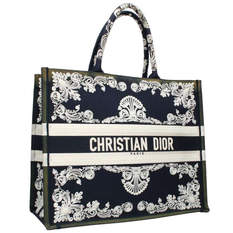 楽天市場】ディオール DIOR サイズ:M BOOK TOTE ブックトート トワル