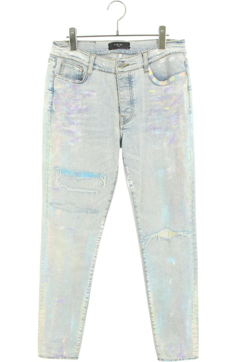 AMIRI ブロークン スラッシャー スキニーデニム SIZE:30 楽天市場】アミリ AMIRI サイズ:30インチ Leather Thrasher Jean