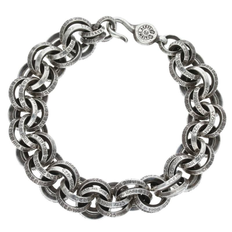 テツ　クロムハーツ　シルバーブレスレット 銀座店］CHROME HEARTS クロムハーツ SV925 バレル ブレスレット
