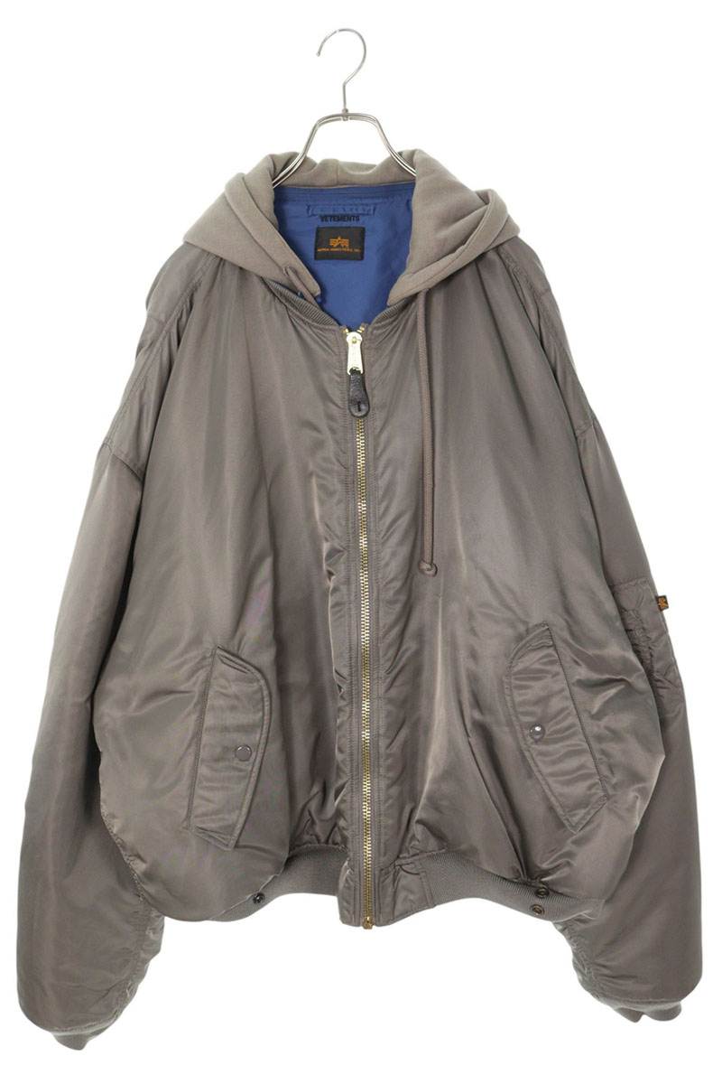 楽天市場】VETEMENTS×Alpha 2018SS Reversible Bomber Jacket
