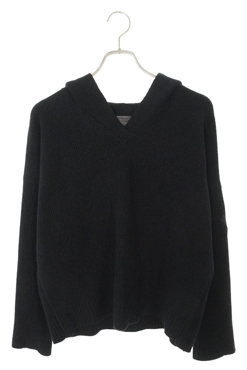 クロムハーツ サイズ:L U LIFE SENTENCE 袖ロゴ刺繍カシミヤプル