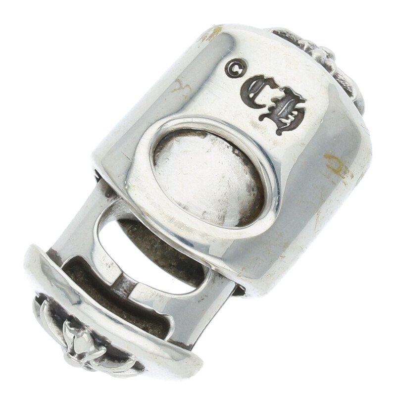 クロムハーツ Chrome Hearts　 LACESTPPRV1 レースストッパー シルバーネックレストップ(シルバー 11.14g)【824052】【GZ11】【小物】【中古】bb382#rinkan*B