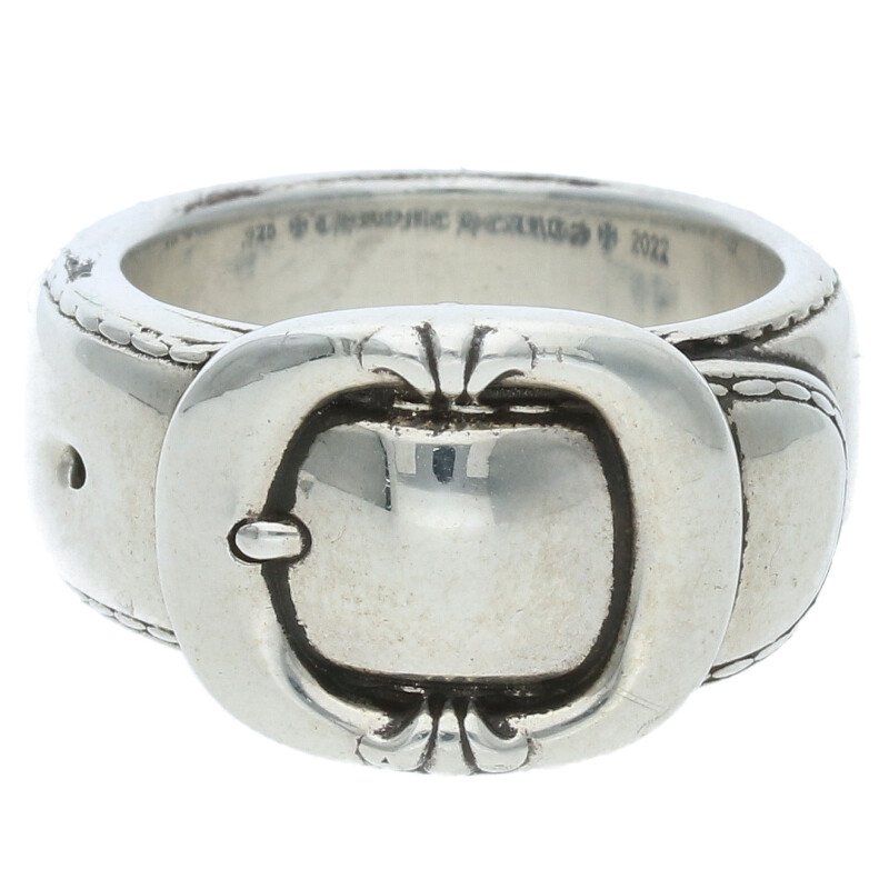 クロムハーツ Chrome Hearts 大きさ:19号  BELTED GUNSLINGER LG ベルテッドガンスリンガー しろがね色 ラージリング(しろがね色 19.72g)【105062】【HJ12】【小物】【中古】bb17#rinkan*B