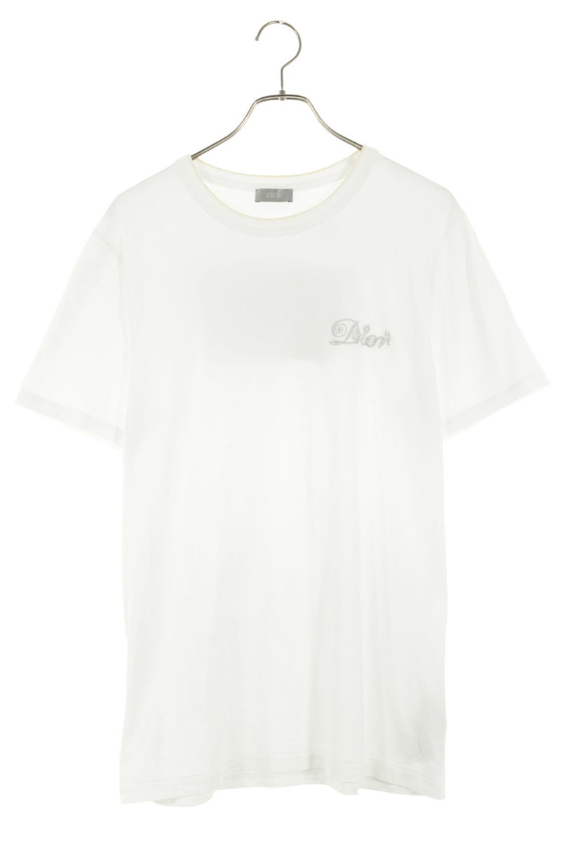 クリスチャンディオール DIOR 大きさ:L  143J697A0677 DIOR AND KENNY SCHARF綿織物プルオーバー(白いこと)【923062】【SS13】【メンズ】【中古】bb315#rinkan*B