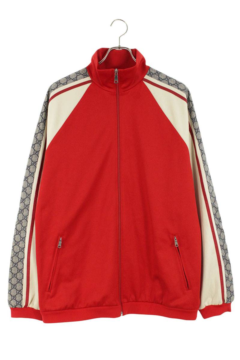 【2WAY】GUCCI　テクニカルジャージーボンバージャケット　Sシェリーライン 2WAY】GUCCI テクニカルジャージーボンバージャケット Sシェリー