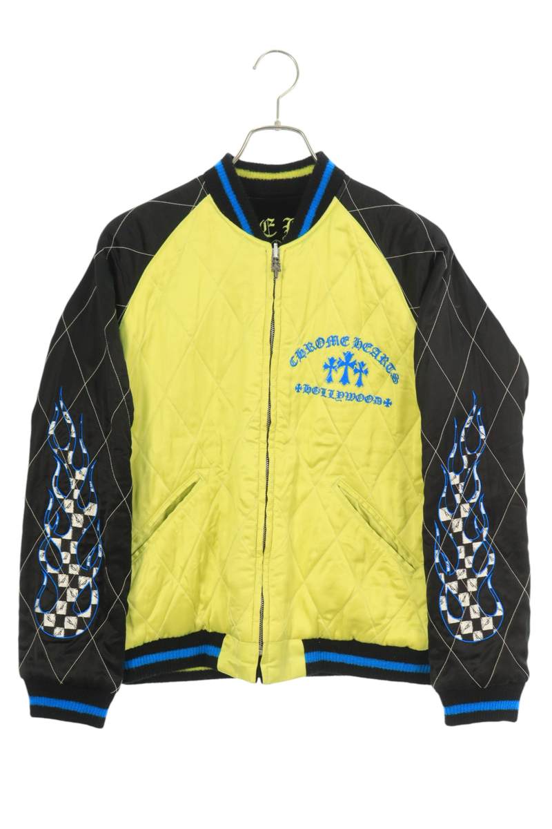 クロムハーツ JKT GRP NOT BOMBER スタジャン クロムハーツ JKT GRP NOT BOMBER スタジャン