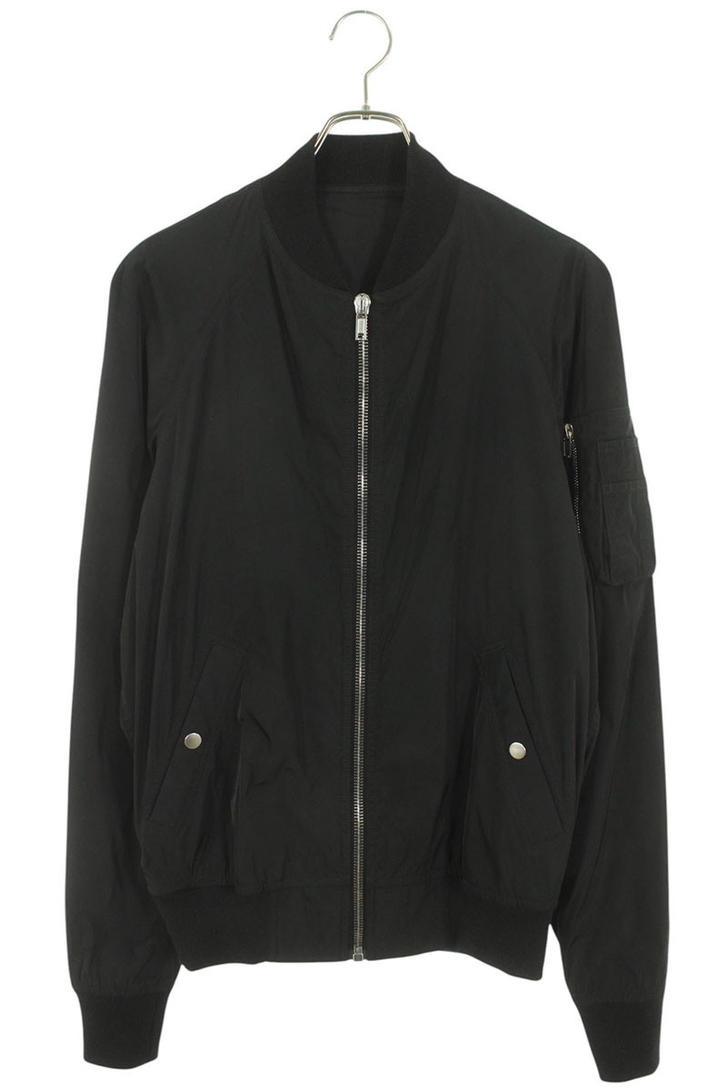 リックオウエンス 19SS ラグランボンバージャケット　ブラック　サイズ52 リックオウエンス 19SS ラグランボンバージャケット ブラック