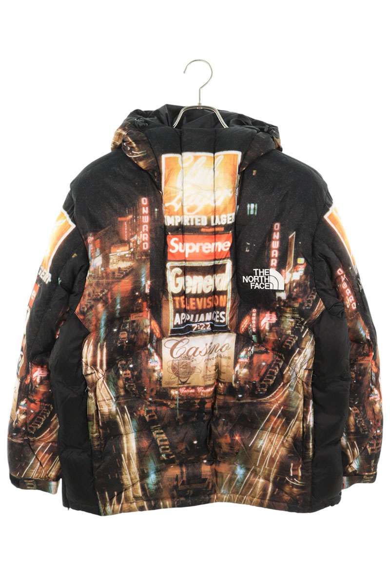 【super rare design】シュプリーム 総柄 ダウンジャケット M FW22 Supreme Micro Down Half Zip Hooded Pullover - ダウン