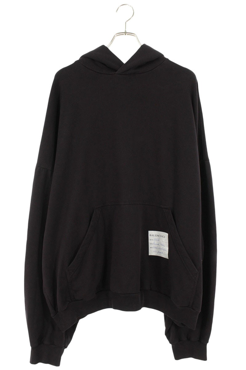 バレンシアガ 761458 TPVU7 サーファーマキシロゴプリントプルオーバー