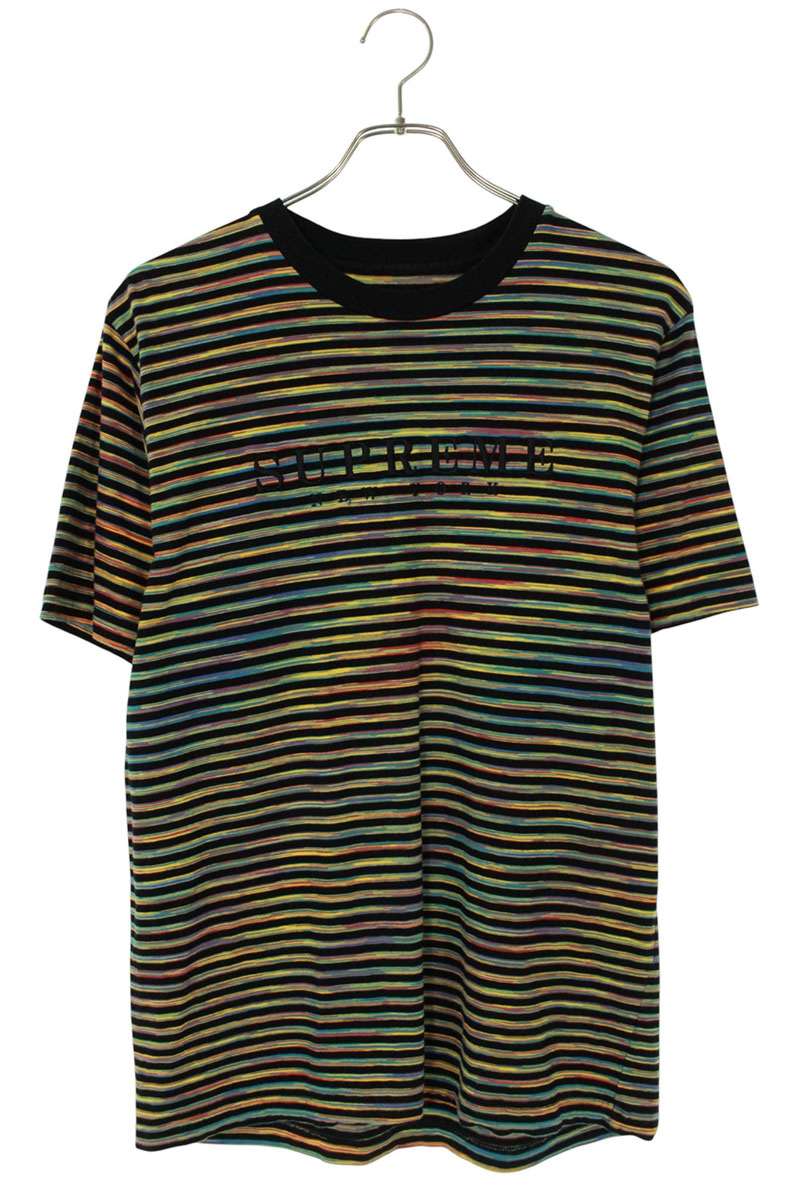 シュプリーム SUPREME 大きさ:S  18SS  Static Stripe Top 不変縞模様プルオーバー(マルチ色合い)【522062】【OM10】【メンズ】【中古】bb459#rinkan*B