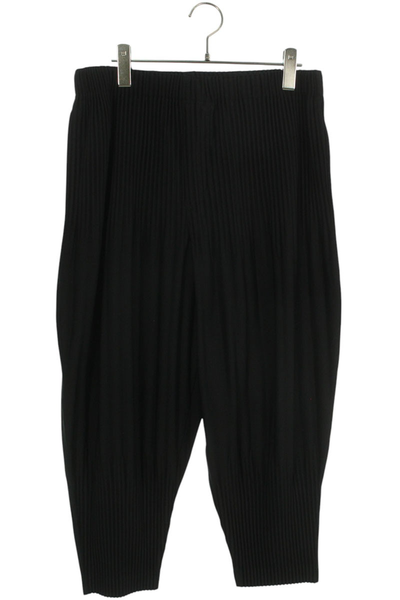 HOMME PLISSE ISSEY MIYAKE ブラック HP55JF150 Homme Plisse Issey Miyake Pleated Pants HP55JF150 Size L