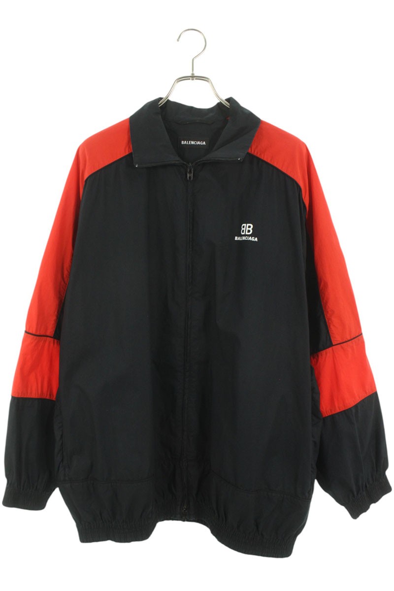 BALENCIAGA ナイロンジャケット サイズ34 ブラック/ホワイト BALENCIAGA ナイロンジャケット ブラック/ホワイト