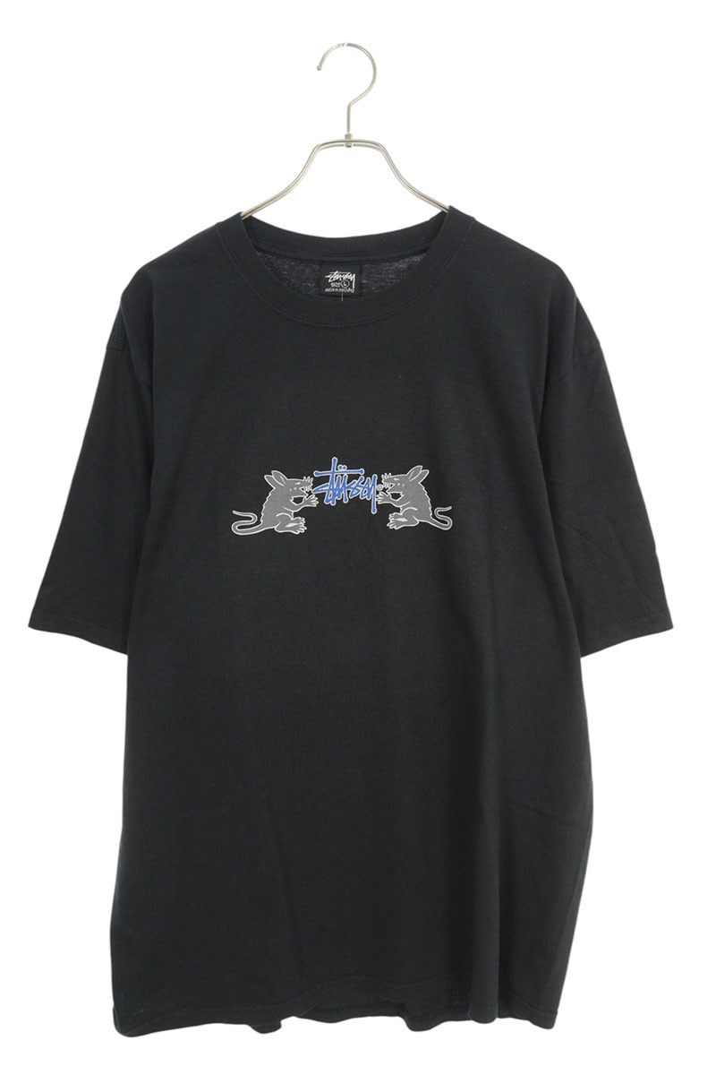 【即完売モデル】ステューシー☆ロゴタグ　人気デザイン　入手困難　半袖シャツ STUSSY ステューシー サイズ:XL 23AW SUITS TEE バックロゴ