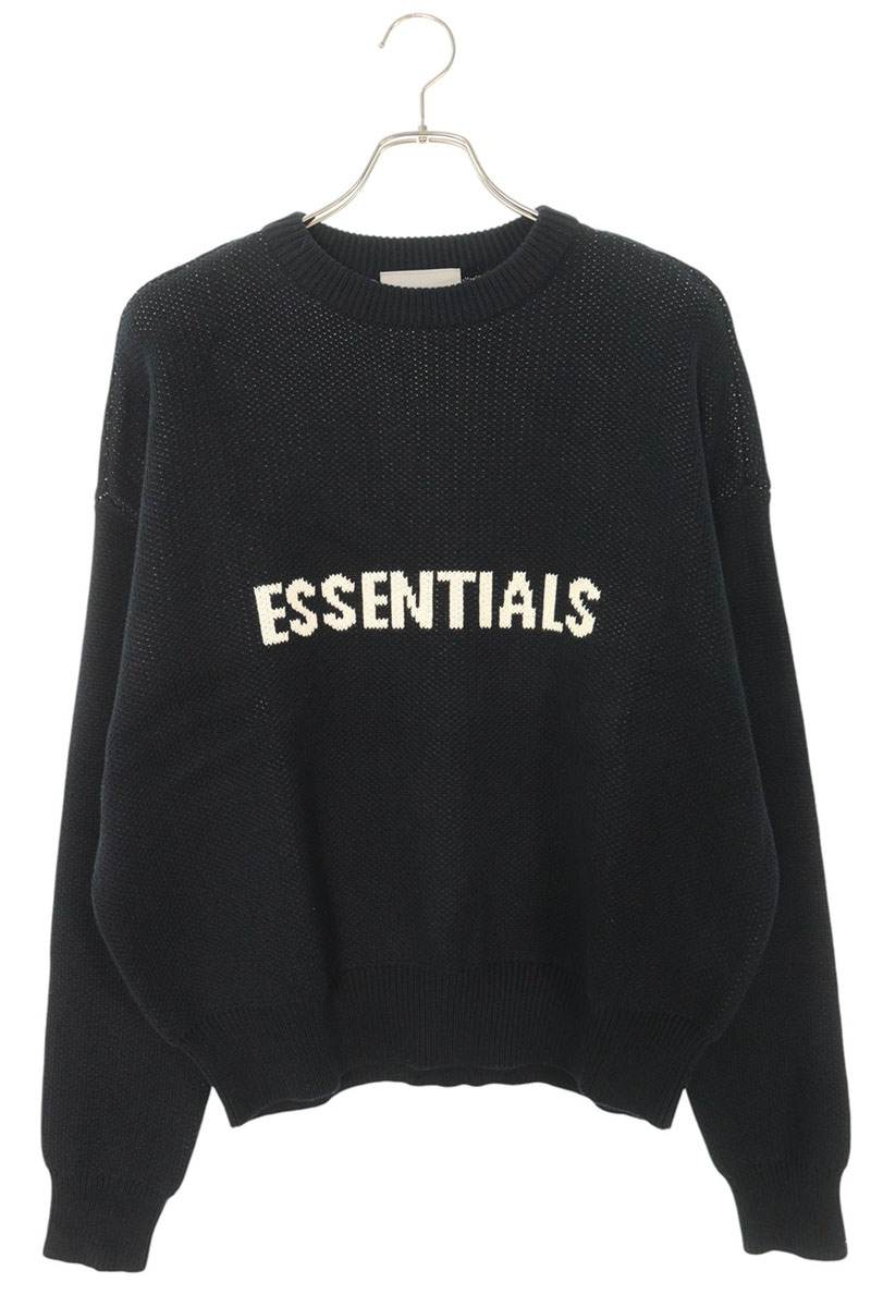フォグ FOG　 サイズ:XS ESSENTIALS ロゴクルーネックニット(ブラック)【106052】【BS99】【メンズ】【中古】bb384#rinkan*S 14,733円