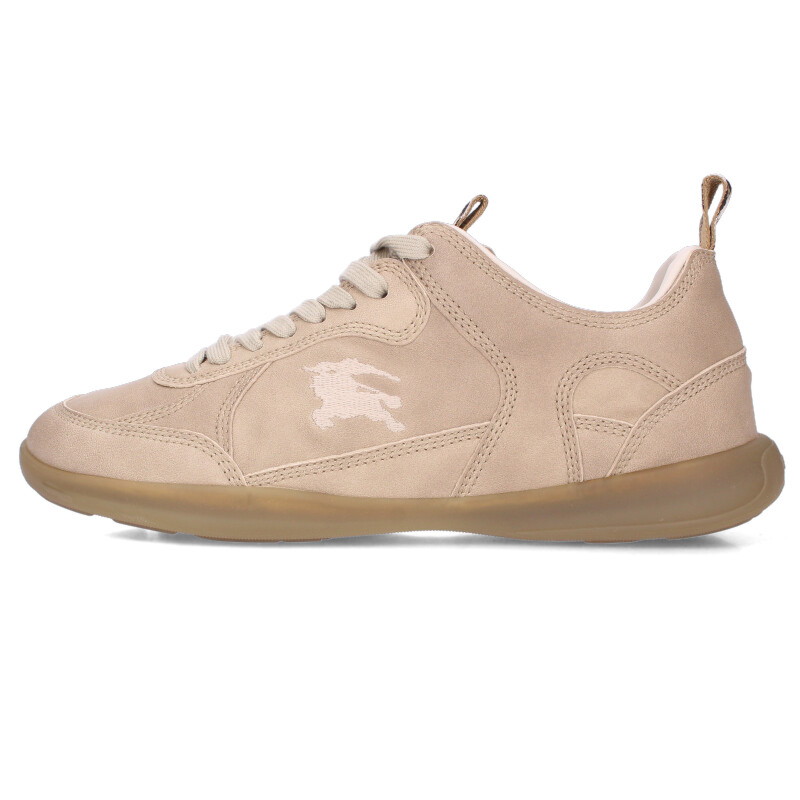 バーバリー Burberry　サイズ:43 81084561 レザーマトリックススニーカー(ベージュ)【415052】【BS55】【メンズ】【小物】【中古】bb380#rinkan*A画像