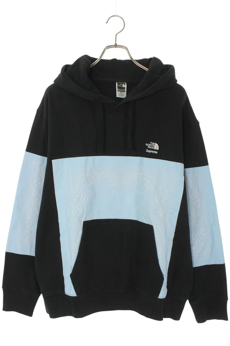 【良品】シュプリーム ザノースフェイス バンダナ フーディー スウェットシャツ supreme ( シュプリーム ) × The North Face ( ザ ノース
