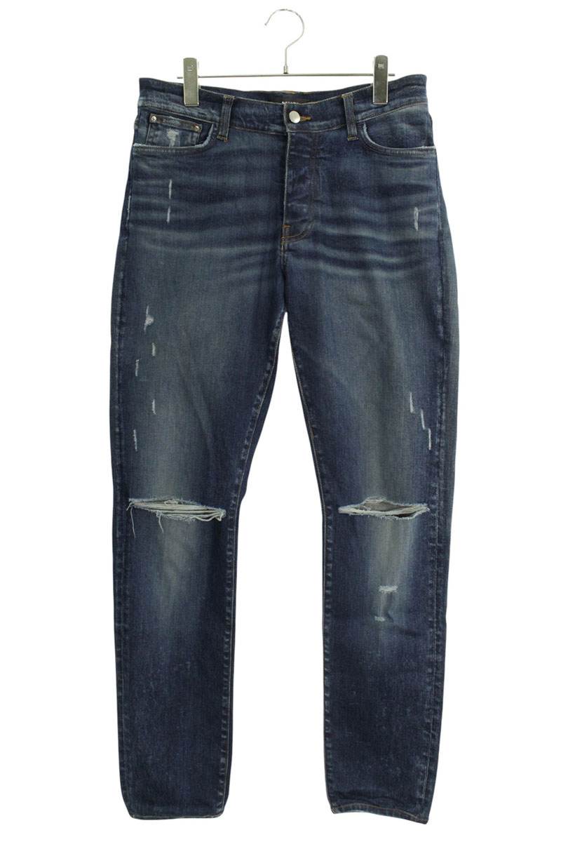 楽天市場】アミリ AMIRI サイズ:30インチ Leather Thrasher Jean