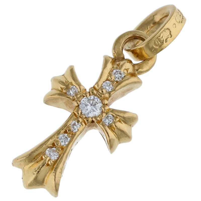 楽天市場】クロムハーツ Chrome Hearts 22K 3 CH CRS SML P DMND