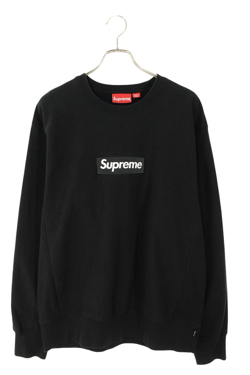 シュプリーム SUPREME 大きさ:L  18AW  Box Logo Crewneck ボックスロゴクルーネックスウェット(黒いこと)【620152】【SB01】【メンズ】【中古】bb378#rinkan*B