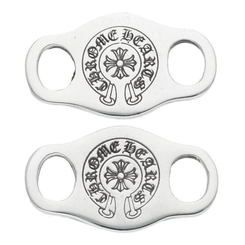 Chrome Hearts クロムハーツ シューレース シルバー 2個セットV1 CHROME HEARTS (クロムハーツ) SHOELACE SET V1シューレース 2個