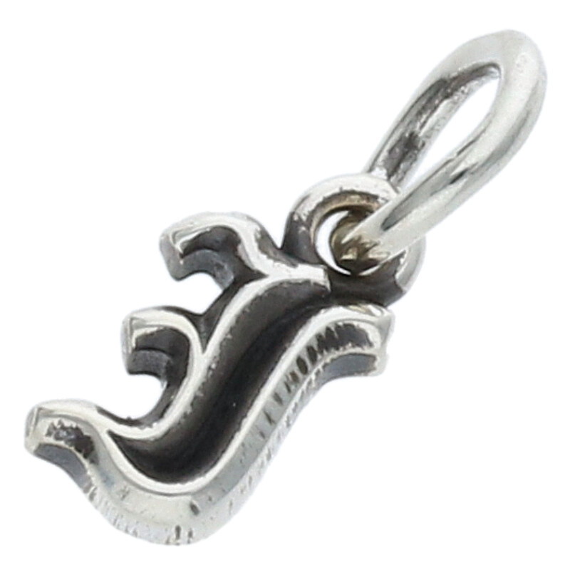 クロムハーツ Chrome Hearts   STACK ALPHABET アルファベットスタックチャーム Iかしら文字 しろがね色頸飾りとっ始め(しろがね色 0.49g)【725052】【SS07】【小物】【中古】bb356#rinkan*A ネックレス・ペンダント-ジュエリー・アクセサリー-メンズジュエリー・アクセサリー