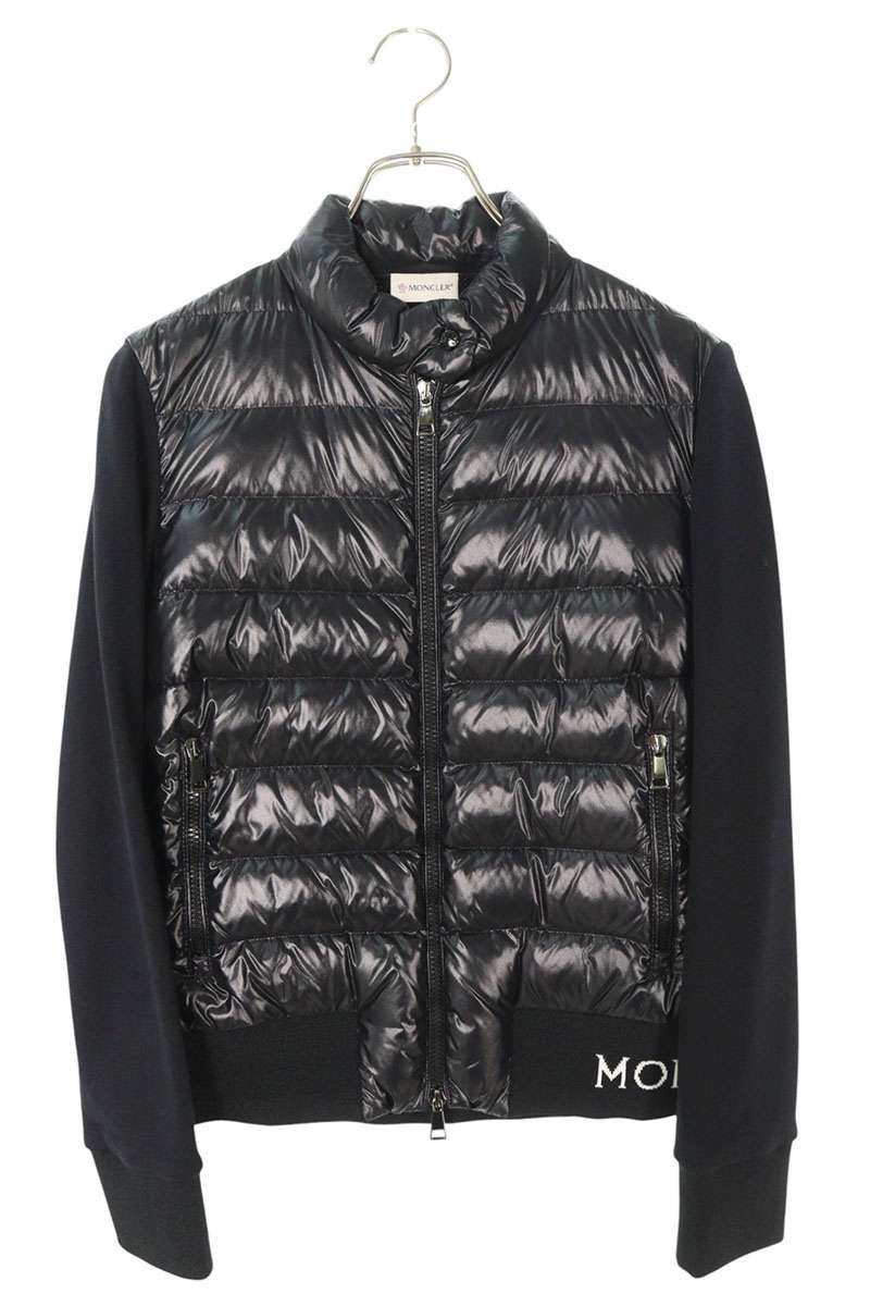 モンクレール カーディガン トリコ フリル ワッペン ニット切替 ブラック XS MONCLER - MONCLER 腕ワッペン カーディガンの通販 by CYCLE