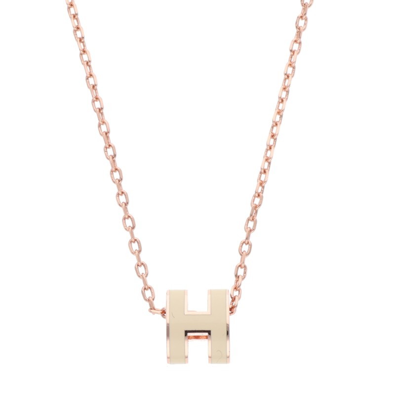 楽天市場】エルメス HERMES ポップアッシュH ロゴネックレス