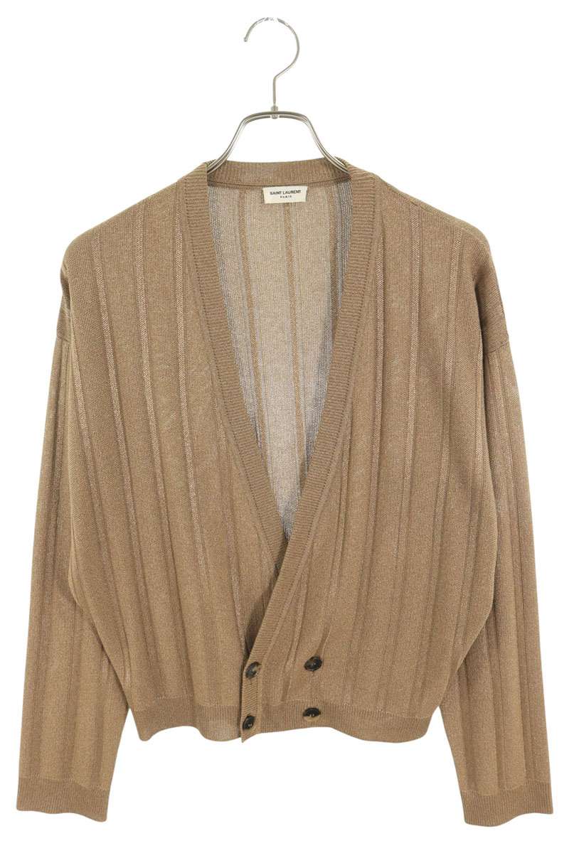 SAINT LAURENT Paris カーディガン Saint Laurent パターン インターシャ カーディガン 通販 - FARFETCH