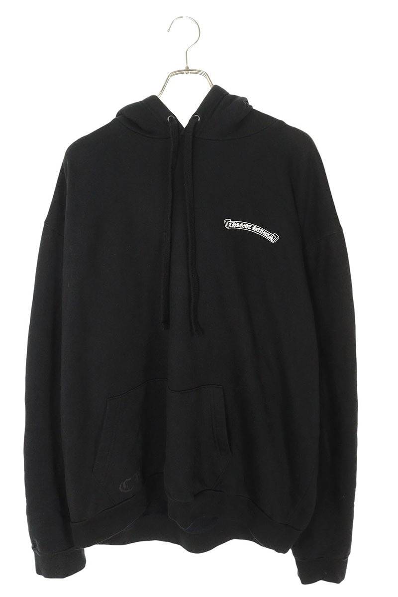 【ヴィンテージ】Rank:B☆クロムハーツ Grey/Black フーディ 7124j220009-2a.jpg