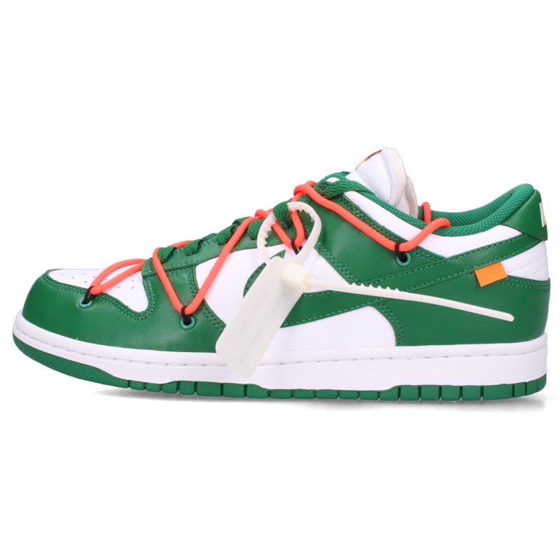 ナイキ 象牙色 NIKE OFF-WHITE 大いさ:28糎  DUNK LOW CT0856-100 ダンクロースニーカー(緑であること×白いこと)【525052】【SB01】【メンズ】【小物】【中古】bb378#rinkan*S