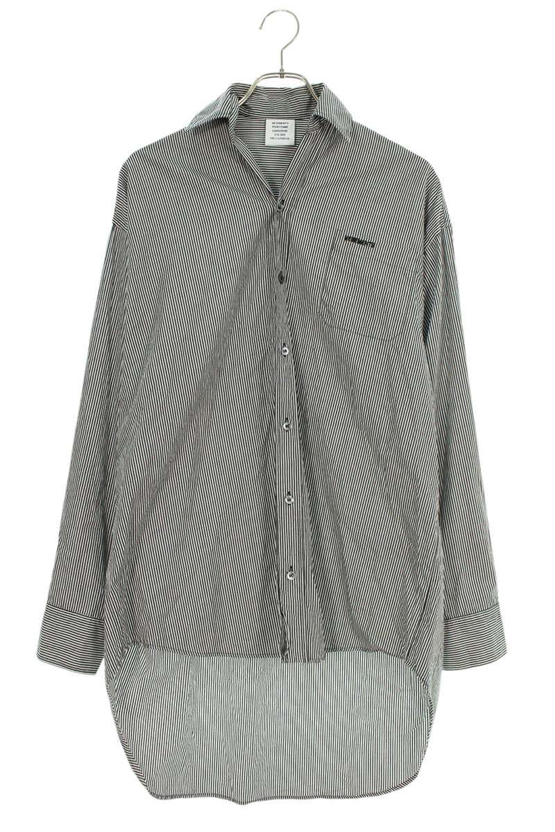 楽天市場】VETEMENTS ヴェトモン シャツ サイズ:L VTMNTS バー
