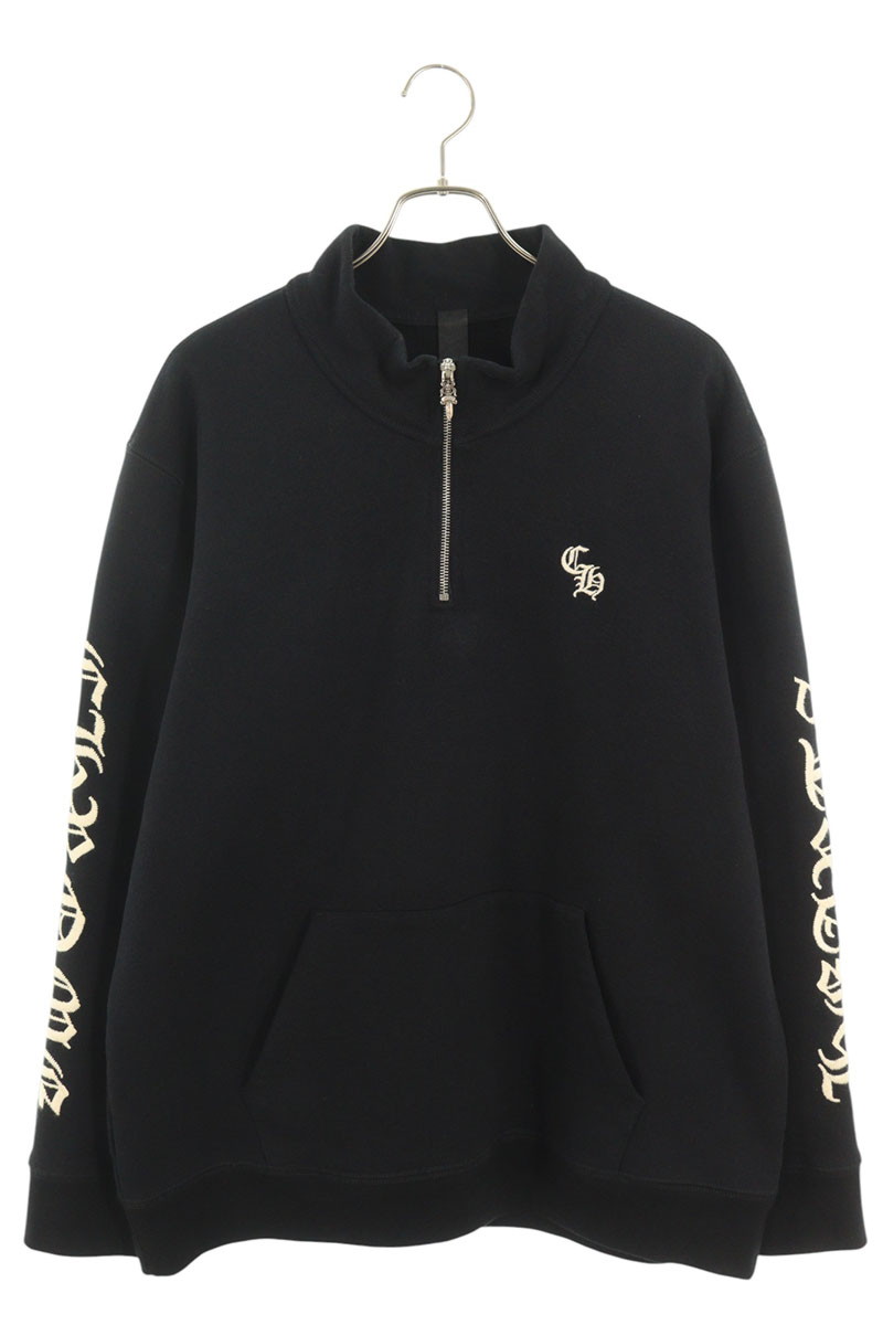 直営買付 【Chrome Hearts】フリース ハーフ ジップ ダガー 長袖 楽天市場】CHROME HEARTS Fleece Half Zip Jacket クロムハーツ