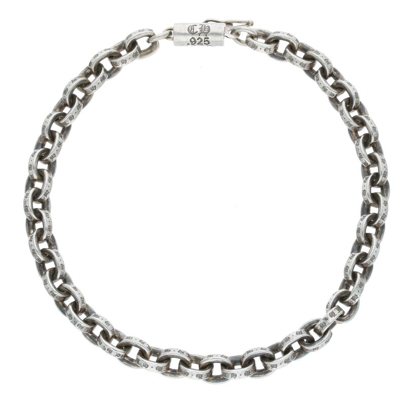 Chrome Hearts シルバーチェーンブレスレット CHROME HEARTS クロムハーツ（原本無） LARGE PAPER CHN ラージ