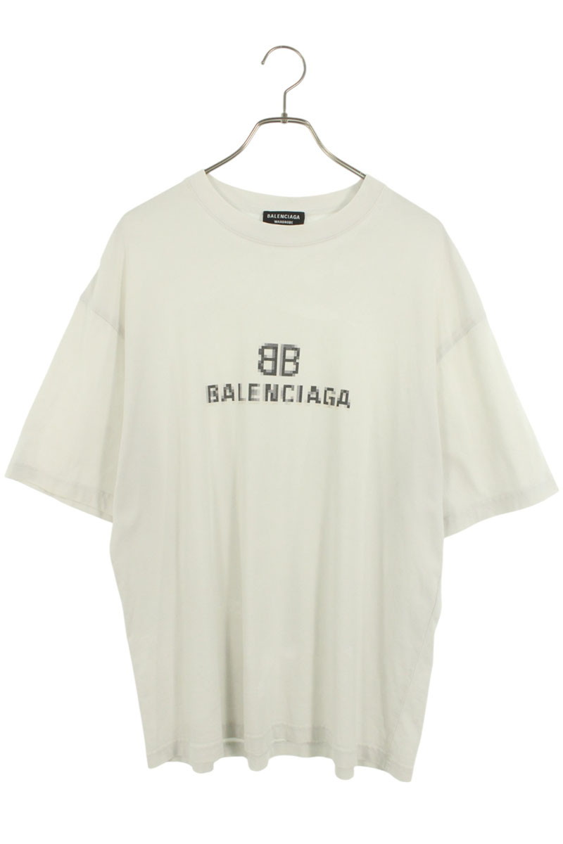 バレンシアガ BALENCIAGA Tシャツ 612965 ブラウン サイズ：XS BALENCIAGA(バレンシアガ) Tシャツ612965 612965 ブラウン