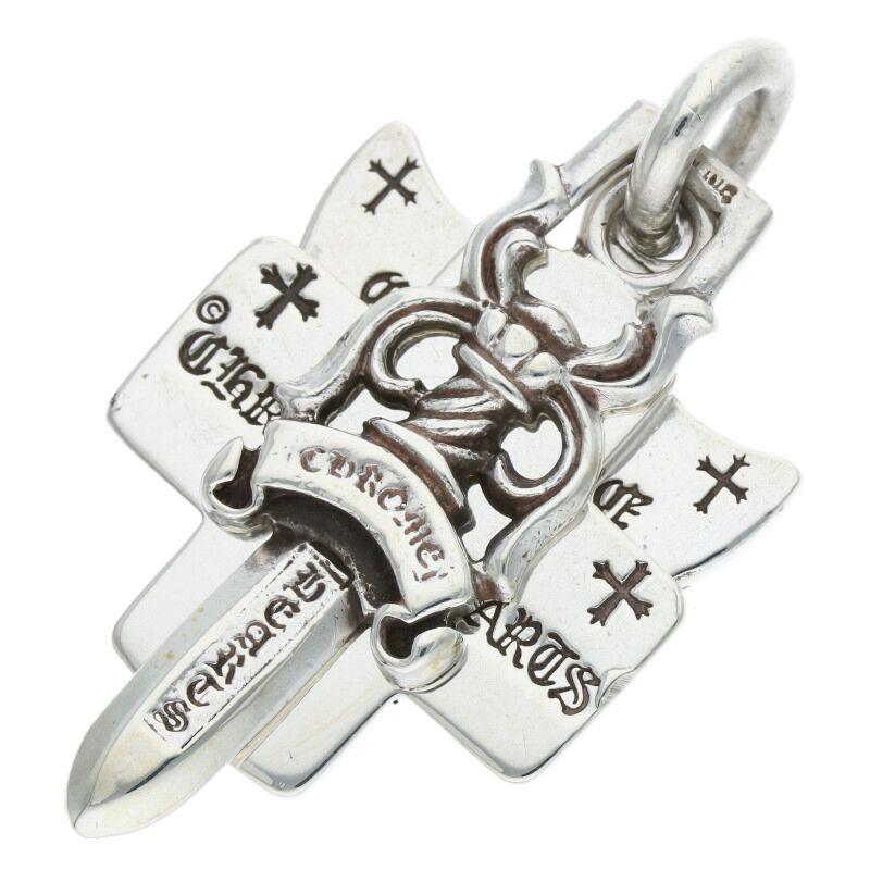 chrome heartsスリートリンケッツ CHROME HEARTS クロムハーツ スリートリンケッツ ペンダント
